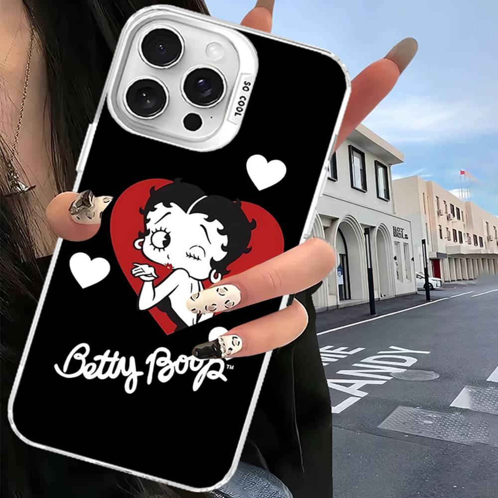 Sexy B-Bettys Girl Handyhüllen für iPhone 17 16 15 14 13 12 11 Plus Pro Max Bunte Hülle