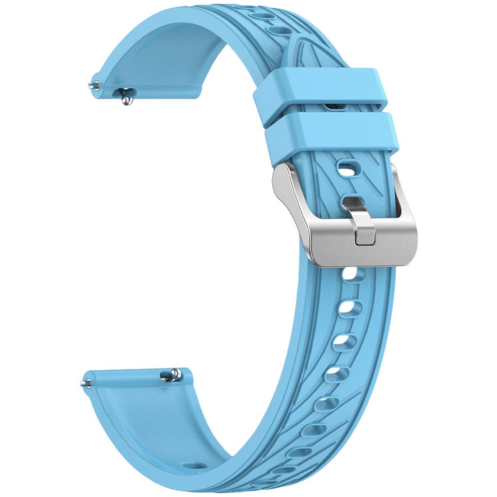 Pulseira de relógio de silicone confortável e moderna de 18 mm, pulseira esportiva fácil de limpar, adequada para smartwatches Huawei GT4 unissex