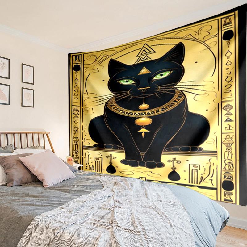 Ancient Egyptian Hieroglyphics Tapestry Room Decoration Wall Hanging for Living Room Bedroom, dormitory, Birthday and Christmas gifts