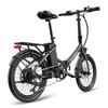 Bicicleta Elétrica Fafrees F20 Light 20" Motor de 250W Bicicleta Elétrica Dobrável Velocidade Máxima 25Km/h Display LCD 48V 16.75AH Carga Máxima 120Kg
