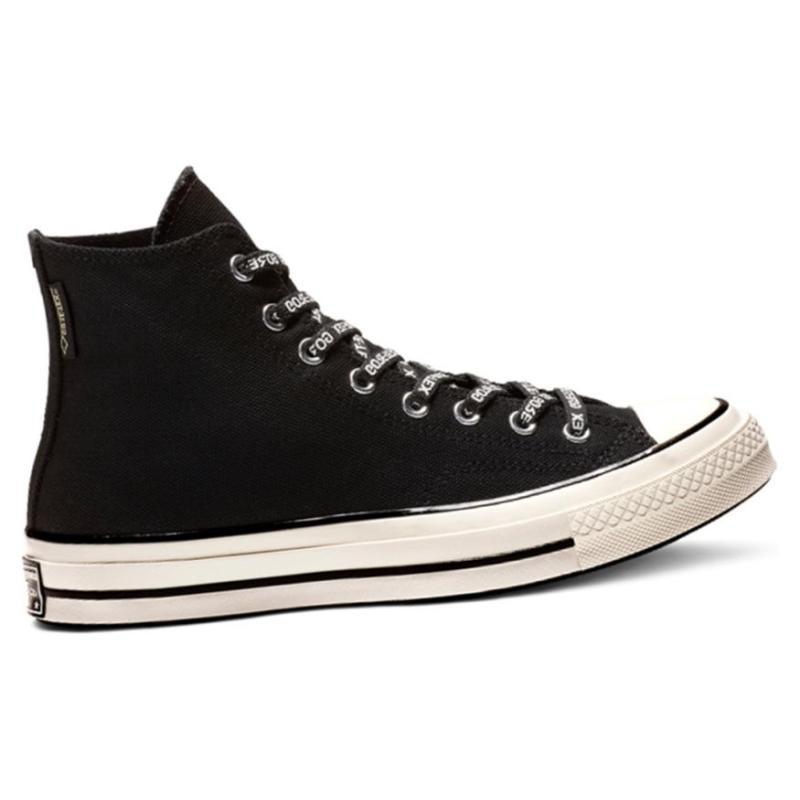 Converse 1970s Round-toe Lace-up High-Top Canvas Shoes Unisex Black