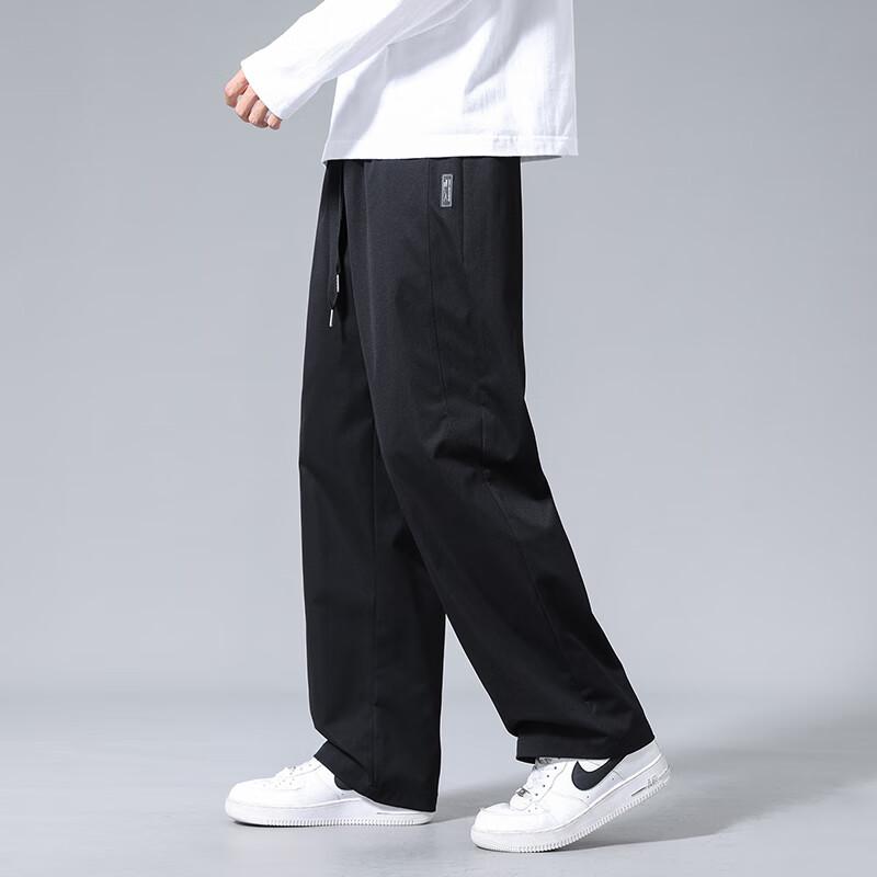 Wassup Sohot Men's Loose Straight-Leg Casual Cargo Pants