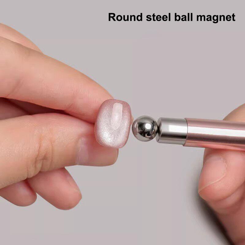 Rotating Cat Eye Nail Magnet Multifunctional Wide Light Glass Bead Effect Strong Automatic Magnetic For Gel Nail Polish