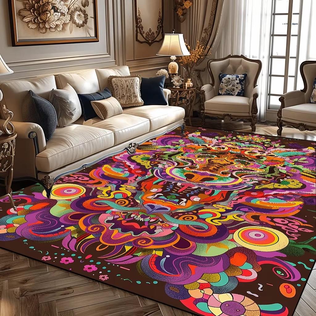 

Creative Trendy Carpet Living Room Decoration Animal Pattern Alfombra Rugs for Bedroom Home Children Bedroom Decor Entrance Mat 40x60cm