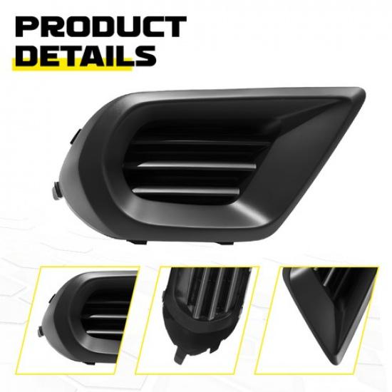 2PCS Fit Subaru 2014-2016 Forester Fog Light Cover Front Driver & Passenger EXV