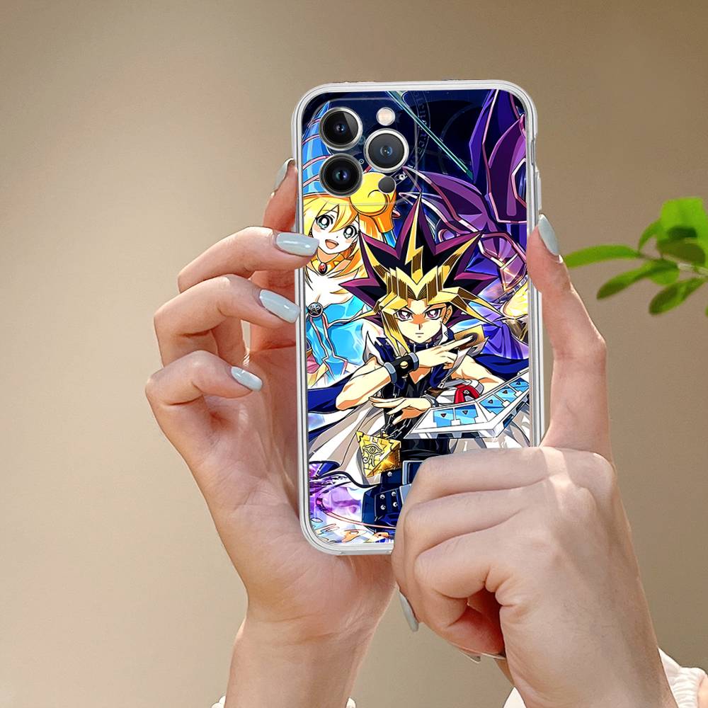 Amine Yu Gi Oh Classic Transparent TPU Phone Case For IPhone 17 11 12 13 14 15 16 Pro Max 16 Plus Cover