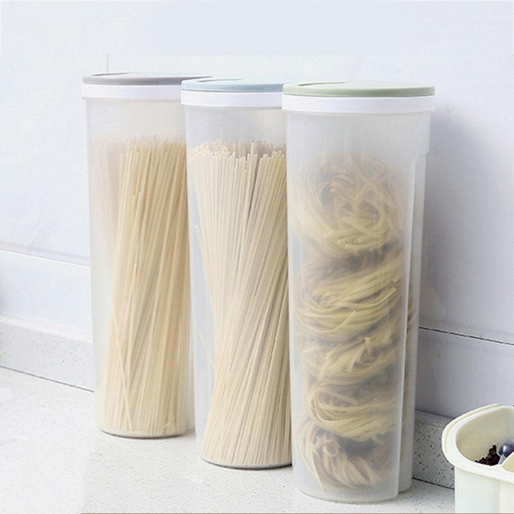 Cereal Storage Containers Airtight Box With Lid Translucent Moisture-Proof Dry Food Storage Canisters For Kitchen Food Snacks