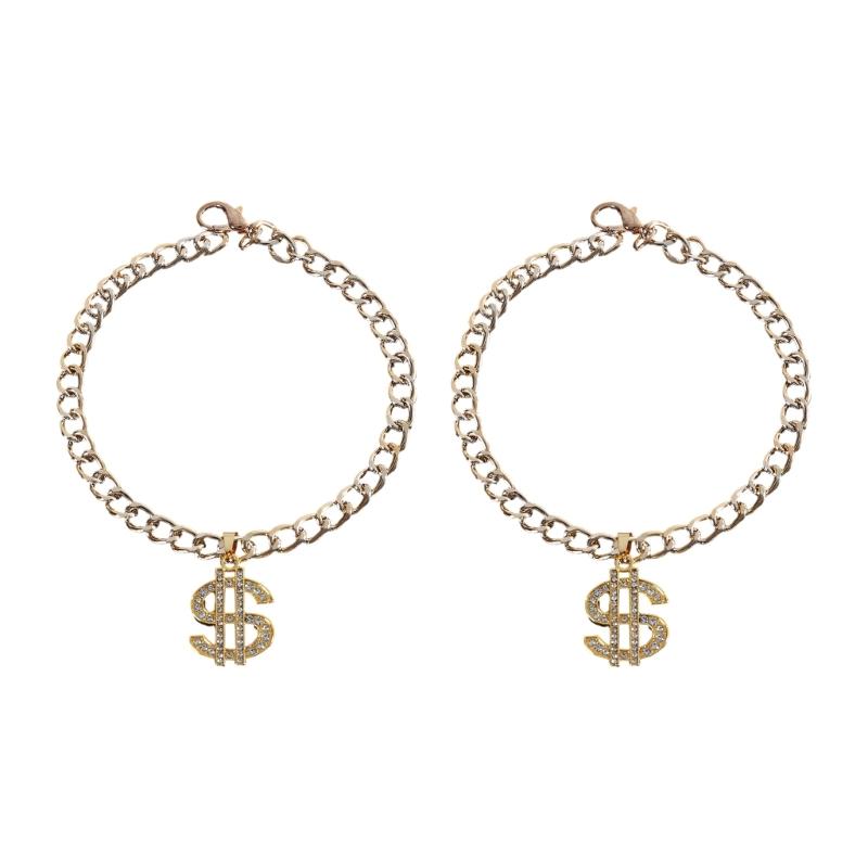 

Pet Cats Girl Wedding Collar Small Size Cats Dog Neckwear Dollar Pendant Necklace Pet Supply 2PCS Festival Pet Photo Props 1