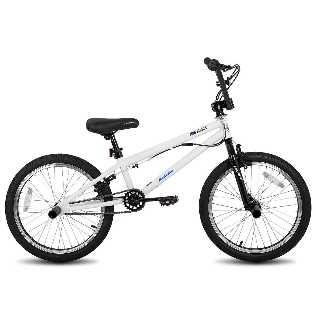 Hiland 20 Inch Freestyle Kids BMX Bike,Beginner-Level Riders with 360 Degree Gyro & 4 Pegs, Kids' Bicycles for Boys,Girls