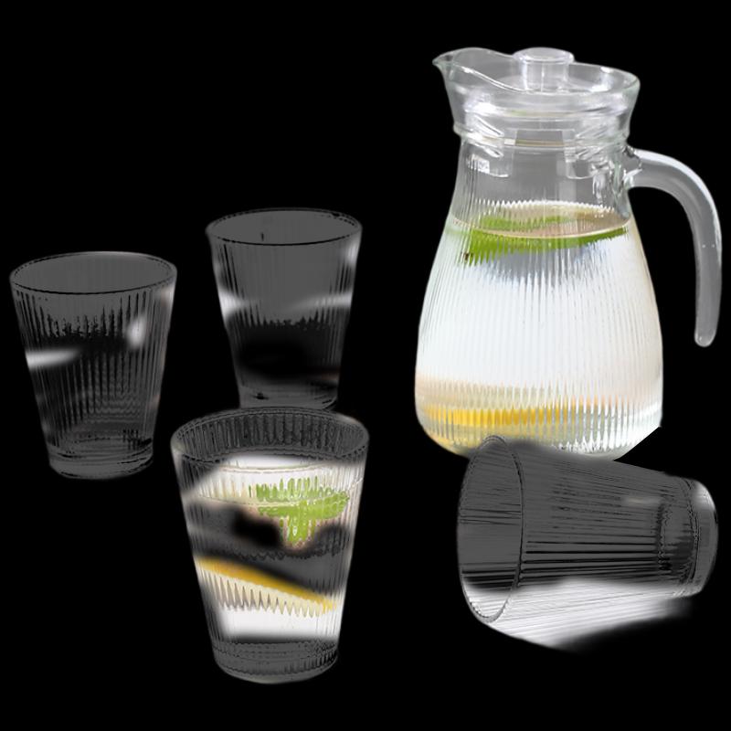 Wanting Fengya 5-Piece Glass Water Set