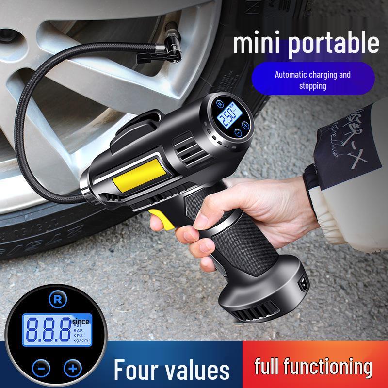 Portable USB Digital Display Car Air Pump for Tires