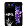I AM MUSIC P-Playboi Carti Phone Case For Samsung Z Flip 7 6 5G Galaxy Z Flip4 Z Flip5 Z Flip3 Coque Black Hard PC Shell Protect