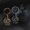 Lightweight Treble Clef Necklace Hollow Design Musical Note Charm Pendant Jewelry  Music Lovers