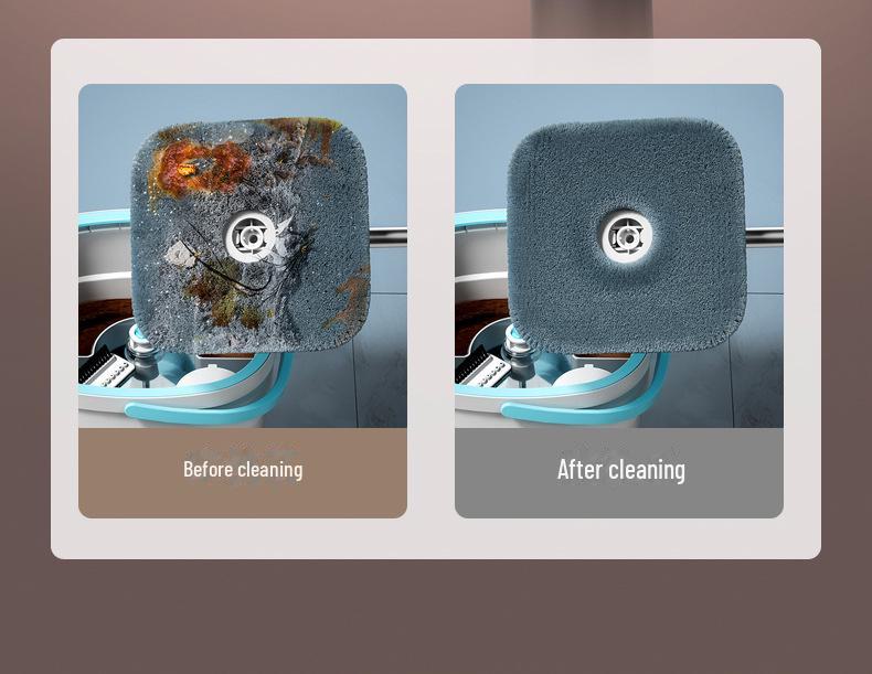 Hands-Free Automatic Rotating Mop with Spin-Dry Bucket for Effortless Cleaning