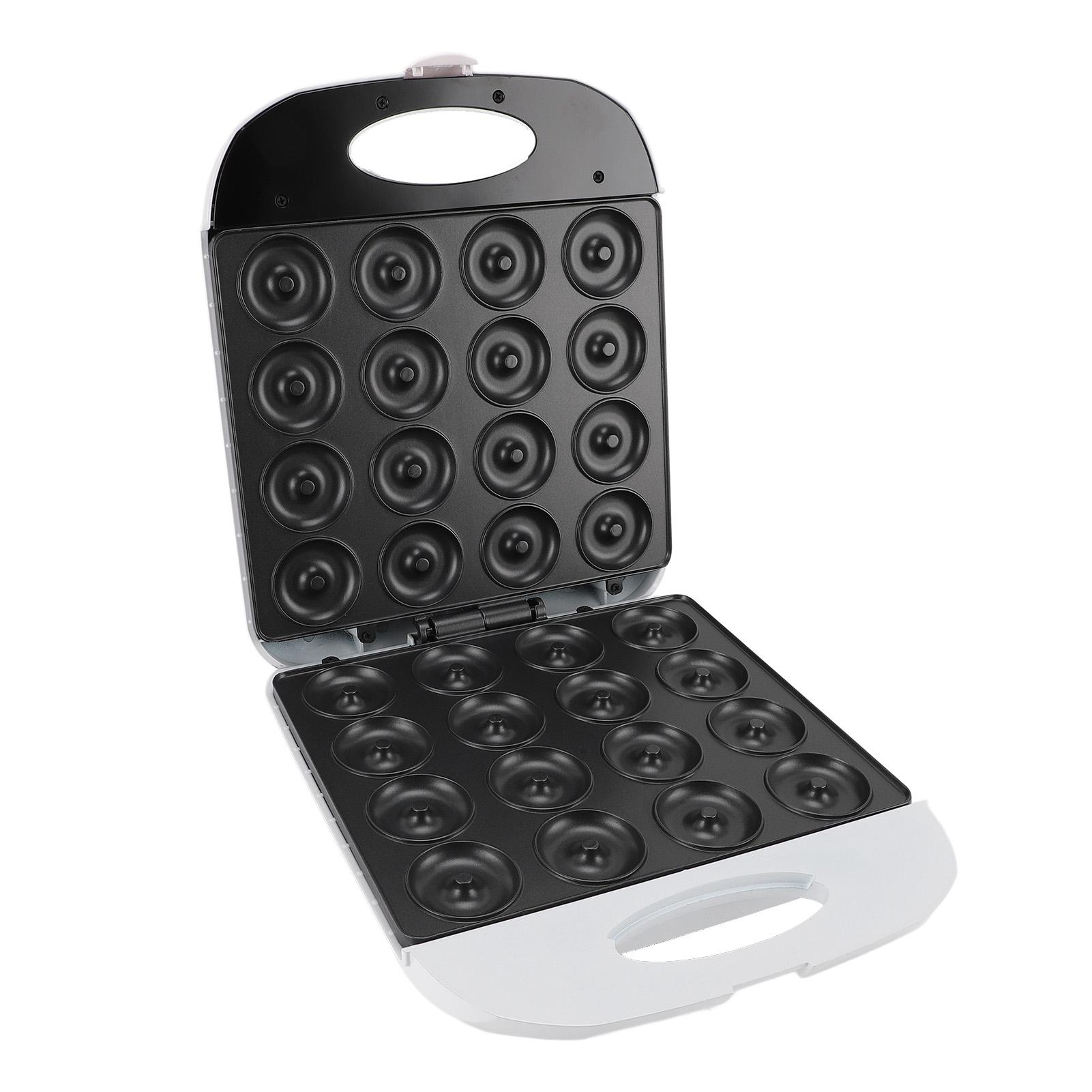 

Мини-аппарат для пончиков 1400 Вт 16 отверстий SUS алюминий с антипригарным покрытием электрическая машина для прессования пончиков для дома завтрака десертов закусок L