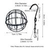 Metal Suet Ball Bird Feeders Set with Hanging Chain Squirrels Proof Bird Feeders for Outdoor Garden Hummingbird Feeders