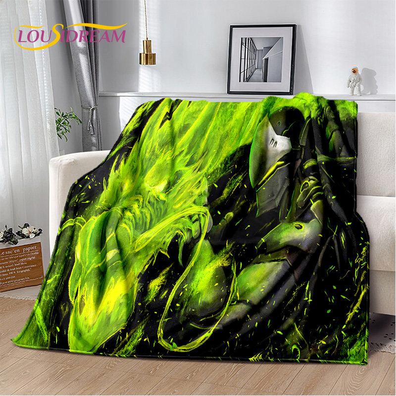 Overwatch Game Gamer DVA  Reaper Soft Plush Blanket,Flannel Blanket Throw Blanket for Living Room Bedroom Bed Sofa Picnic Kid 3D