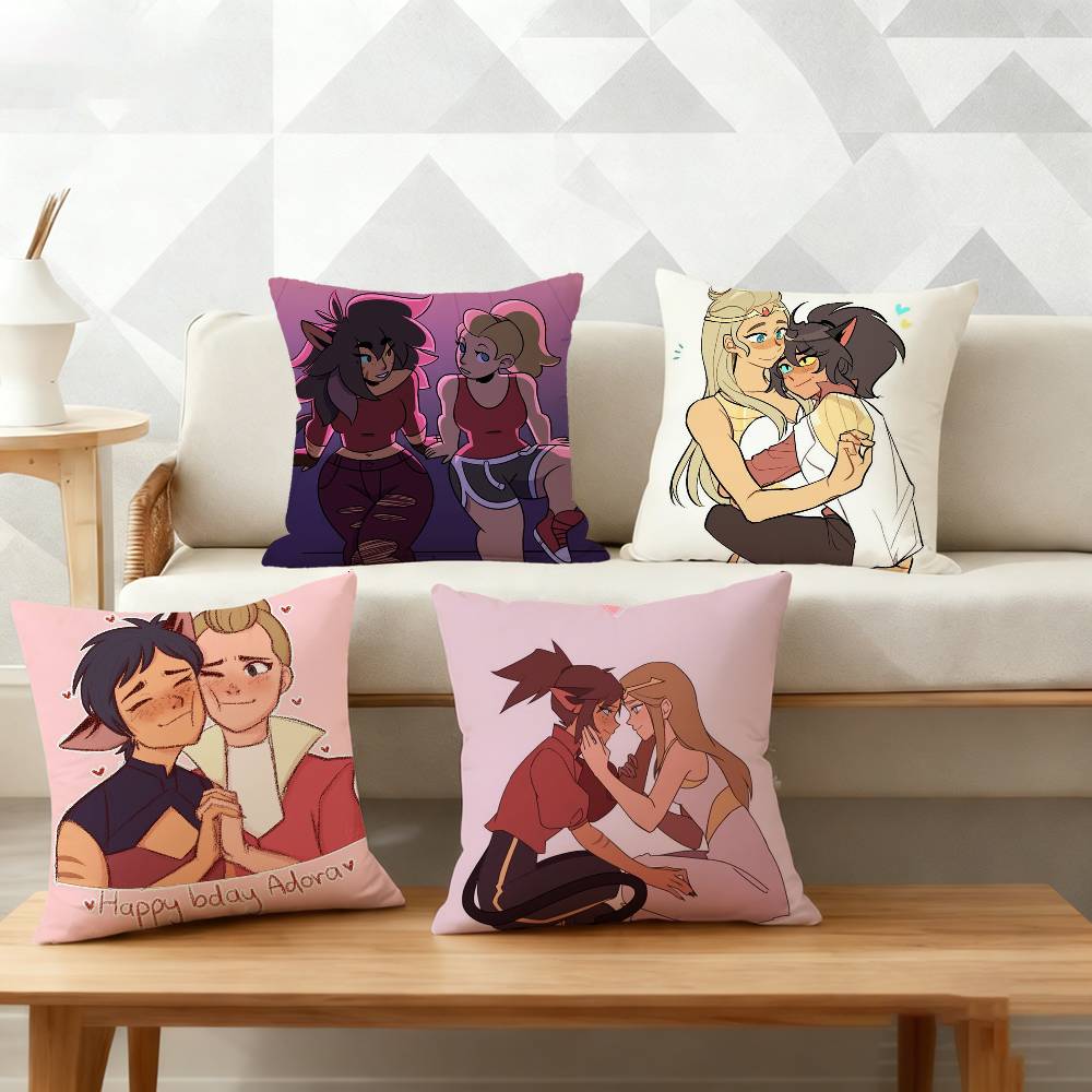 CCatradora Shera Vintage Pillow Case for Sofa Living Room Home Office Decor Protective Cover