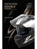 RSV Motorcycle Helmet with Double Visor, Men's Full Face, All-Season, Universal Fit, 3C Certified (Model 939)
