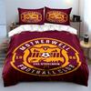 Fußballverein Logo Bettwäsche Set Bettwäsche Bettbezug Set Bettbezug Kissenbezüge (1 * Bettbezug 2 * Kissenbezüge, ohne Bettdecke)