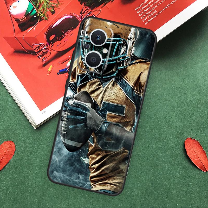 Rugby Football Sport Case For OPPO Reno 7 8 Lite 8T 10 11 12 13 Pro 12F 13F 14F OPPO Find X8 X6 X5 X9 Pro Cover