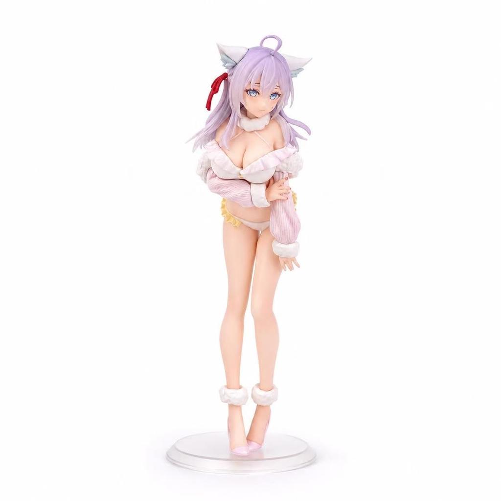Ellie the Fox Girl (Standing Figure) - 25cm Tall - Beautiful Girl Figure - ABS & PVC - Pre-painted Complete Figure