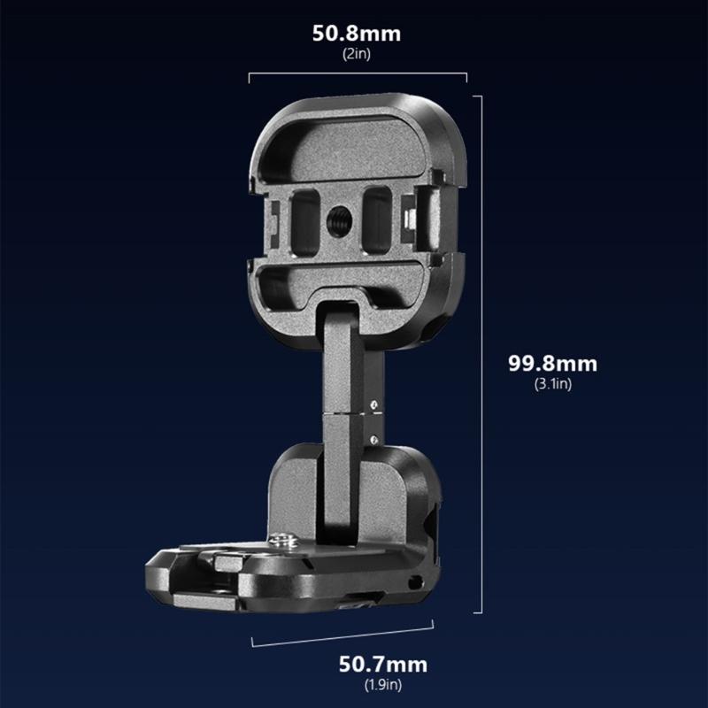 Camera Expansion Bracket 360 Rotation Magnetic Base for Pocket 3 Desktop Vertical Surfaces Accessory Mounting
