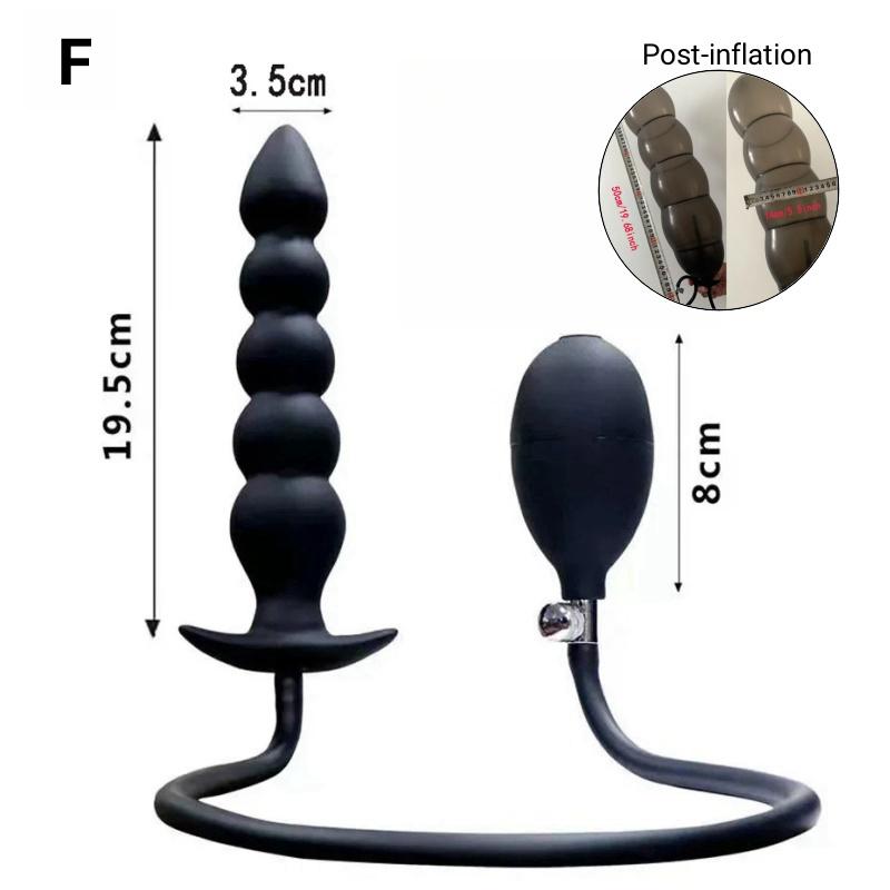 Nafukovací anální anální dilatátor bez vibrátoru Masážní přístroj prostaty Vaginální dilatátor G Stimulátor expanze bodu G Anální sexuální hračky pro dospělé