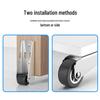Silent Sliding Door Roller Track - Miniature Nylon Support for Vertical Furniture, Load-Bearing & Universal Use