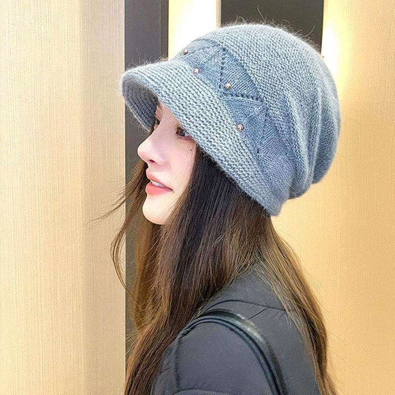 New Women Winter Hat Beanie Hat Warm Winter Cap for Female Casual Streetwear Knitted Hat