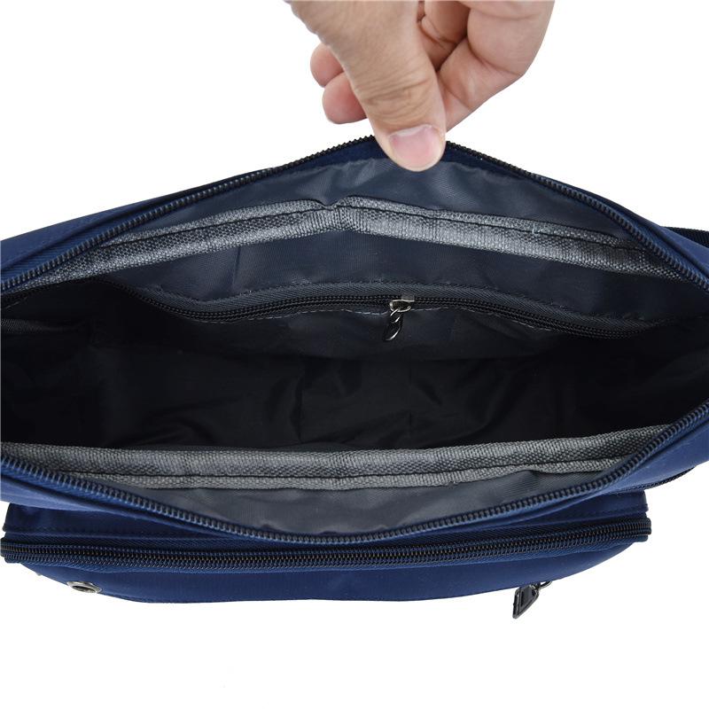 Large Capacity Multi-Layer Waterproof Oxford Cloth Crossbody Tool Bag for Electricians