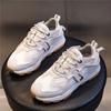 Dad shoes women's spring 2025 new thick-soled heightening casual leather women's shoes running breathable sports shoes children