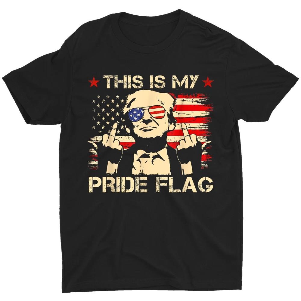 

This Is My Pride Flag USA American 4th Of July Patriotic Unisex T-Shirt 4XL