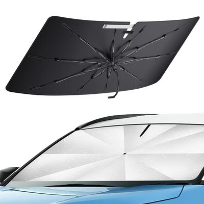 Toyota RAV4 5th Generation Front Umbrella Sunshade with Bendable Center UV 10 Fiberglass Car Sleeping In the Sun Heat RAV4 Car Storage Bag Included