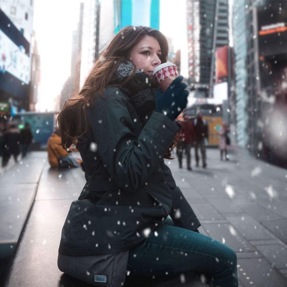 Warm Thin Fleece Gloves Five Finger Cycling Gloves Gift Full Finger Mittens  Men