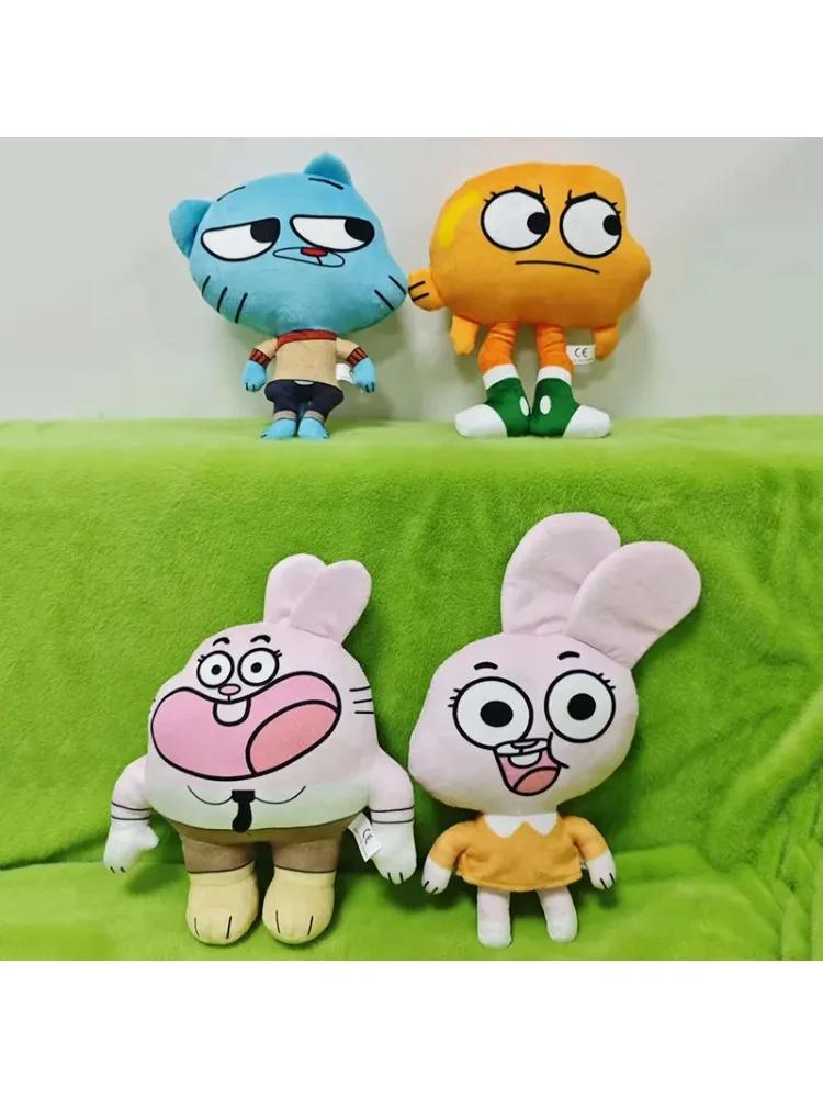 New World Gumball Darwin Zeichentrick Plüschtier Banana Joe Anais Richard Nicole Plüschtier Kawaii Dekoration Weiches Kissen Spielzeug Geschenk