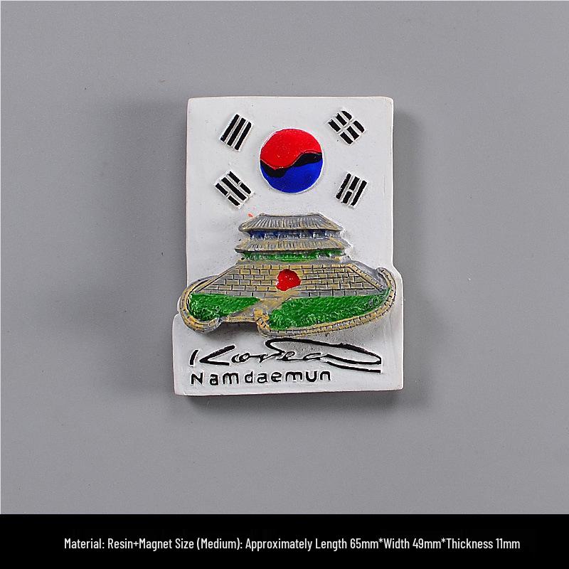 3D City Travel Souvenir Magnets: European and Global Regions