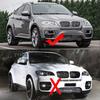 For BMW X6 E71 2012 2013 2014 Car Front Bumper Fog Light Lamp Trim Silver Frame Cover Lid 51117312595 51117312596