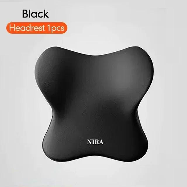 Memory Foam Car Neck Pillow Protective Lumbar Back Support Car Neck Headrest Pillow Rest Head Support Cushion