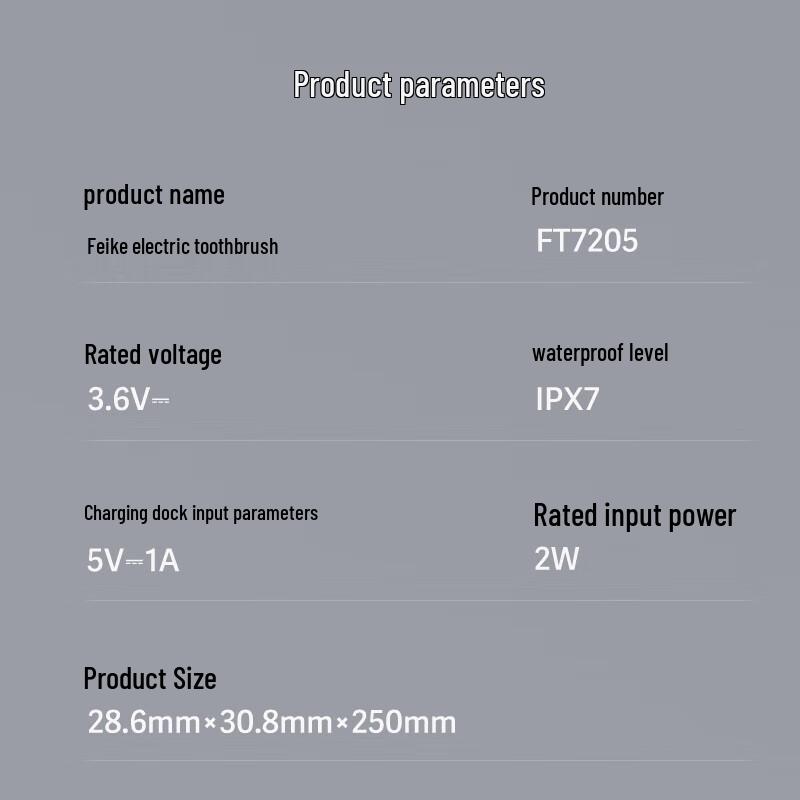 Flyco FT7205 Smart Sonic Electric Toothbrush