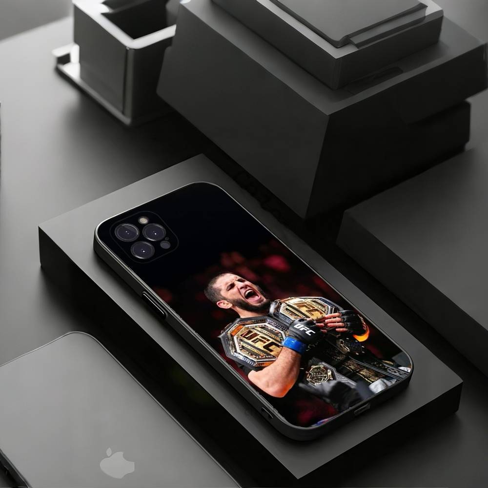 Khabib Nurmagomedov Phone Case for iPhone 11Pro 13 12 11 Pro Max 16e 17 Air 16 15 14 Plus 11ProMax