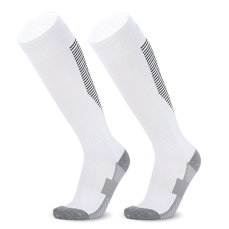 Practical Long Tube Football Socks Adult Older Children Children Towel Bottom Regular Towel Bottom Over Knee Breathable Sports Socks