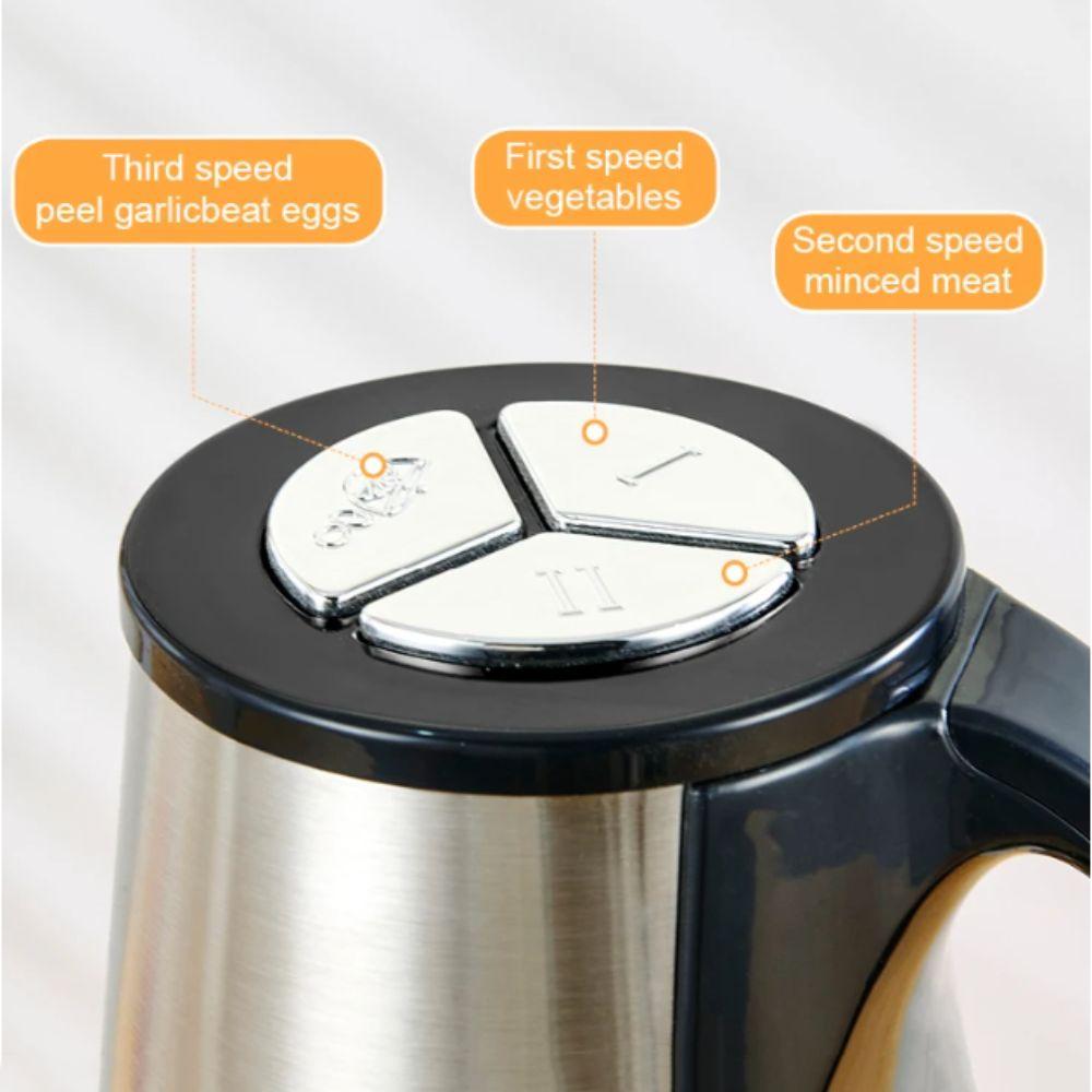 3L Mini Food Chopper Stainless Steel Meat Grinder Mini Minced Meat Chopper  Food Preparation