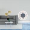 Boho Figurine Mirror Sculpture Decorative Ornament for Desk Cabinet Living Room Apartment Bathroom