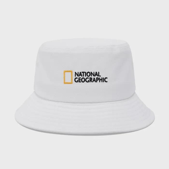 National Geographic N235AHA670 Small Logo Hat WHITE