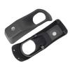 High Quality Car Accessories Car Light Cover Light Cap 1 Pair ABS Black Fog Lamp Bezel Fog Light Front Bumper For JEEP