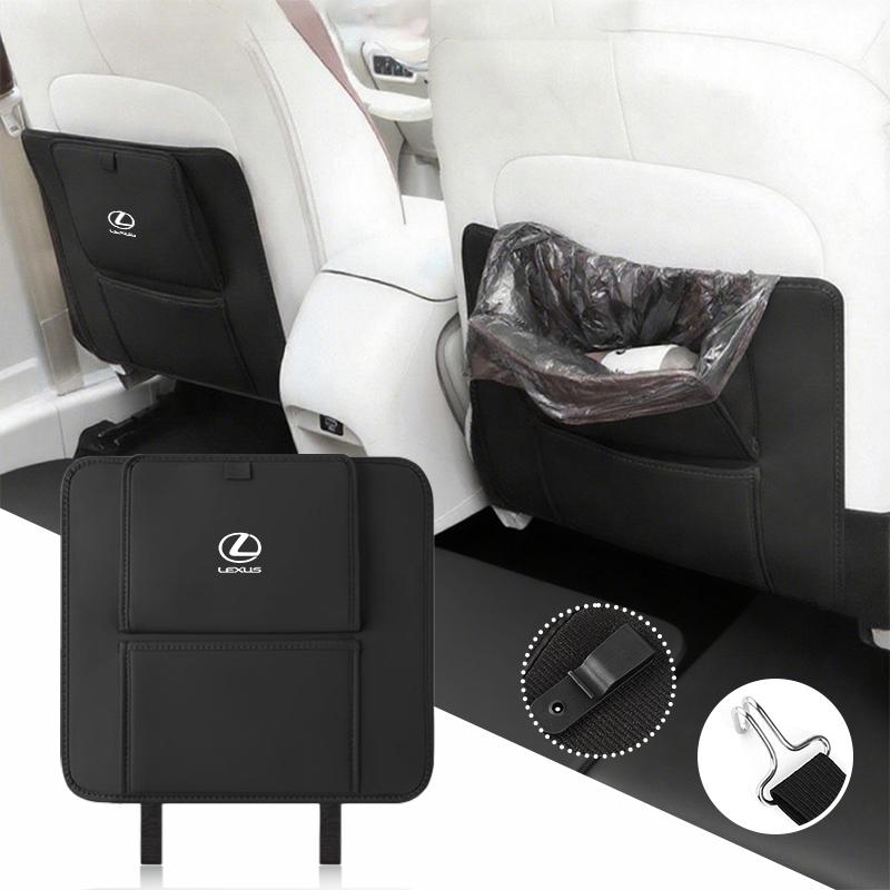 For Lexus RX330 IS250 Ct200h ES300h RX350 IS300h NX300h UX GX470 LX570 LS430 Car Seat Back Anti-Kick Pad Rear Seat Storage Bag