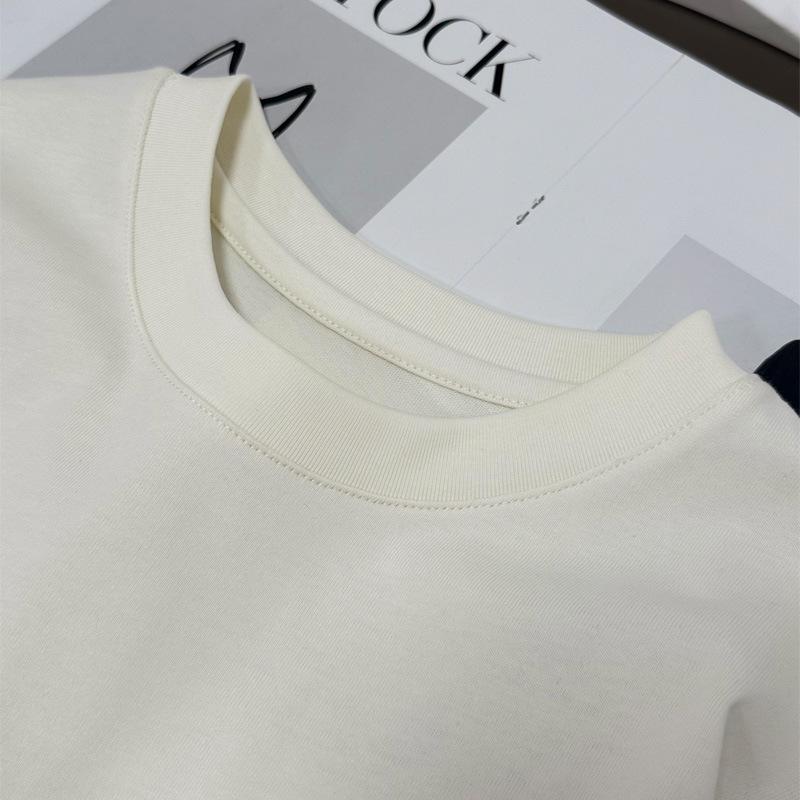 ID Podzimní Retro Štěně Potisk Vyšívané Tričko s Dlouhým Rukávem