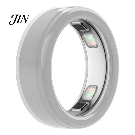 Health Tracking Ring Cover Silicone for Galaxy Ring, Soft Anti-Scratch Protective Sleeve, Ultra-Thin Smart Protector Accessories Women Men Discreet