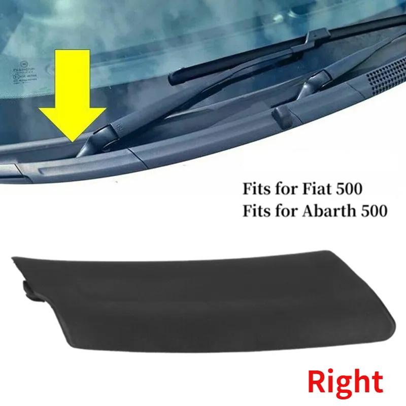 Protections De Panneau D'essuie-glace Noir Pour Fiat 500 Et Abarth 500 2007-2015 – Référence OEM 735452712